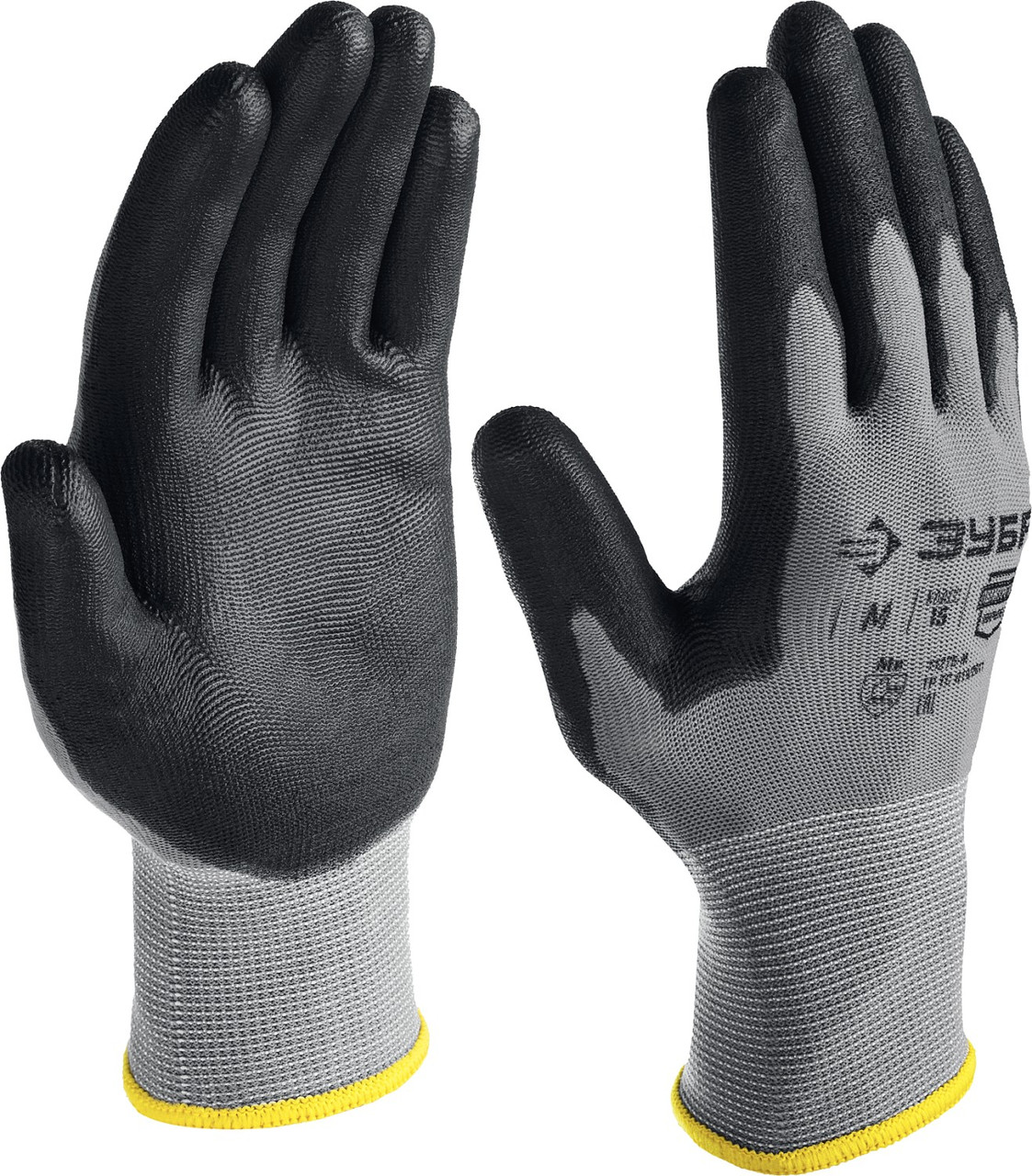 Купить ЗУБР M, 15 класс, с полиуретановым покрытием, перчатки для .