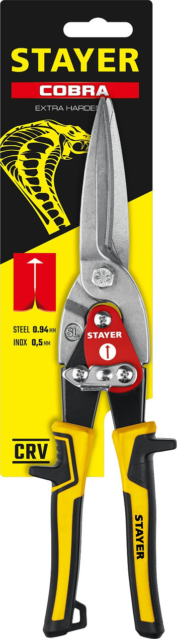 STAYER 290 мм, прямые, удлинённые ножницы по металлу Cobra 23055-29_z01 Master - фото 5 - id-p106207423