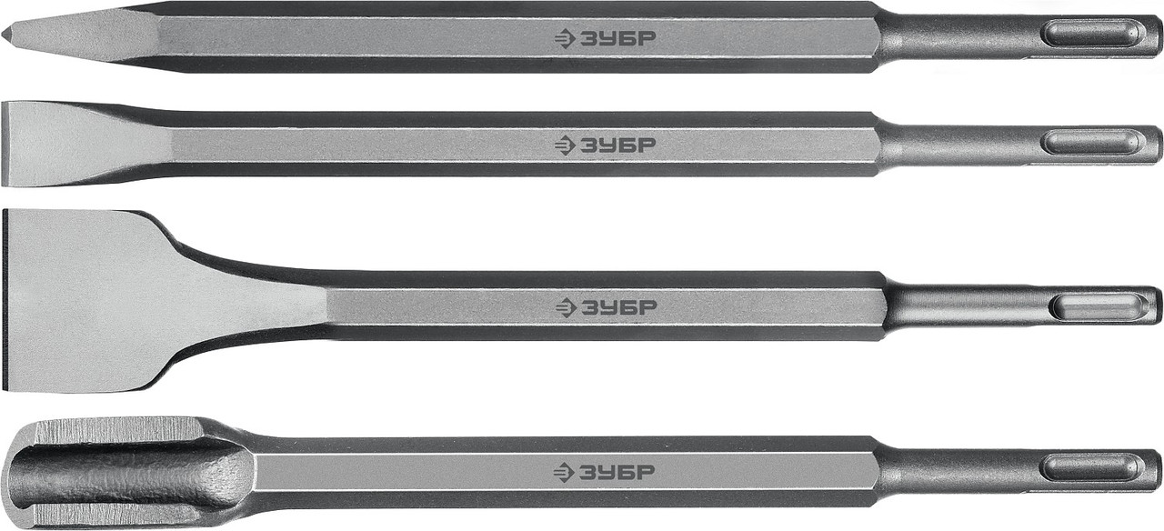 Купить ЗУБР 250 мм, 4 шт., SDS-plus, набор зубил 29360-H4_z01 в Алматы ...