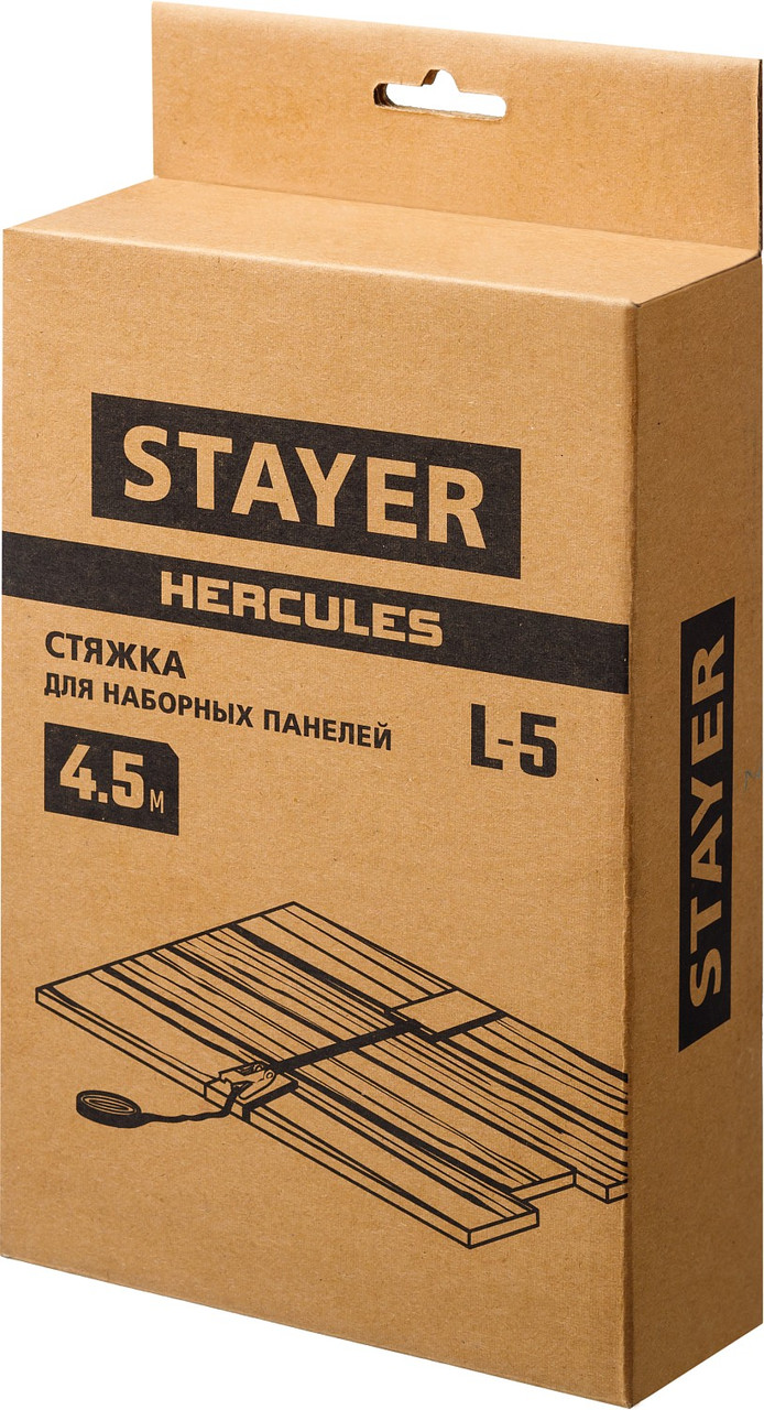 STAYER 4.5 м, стяжка L-5 HERCULES 32230_z02 Professional - фото 5 - id-p106207612