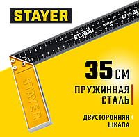 STAYER 350 мм, столярный угольник со стальным полотном 3430-35_z02 Master