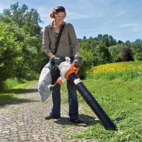 Всасывающий измельчитель STIHL SHE 81 (1,4 кВт | 650 м3/ч) электрический садовый пылесос и воздуходувка, фото 2