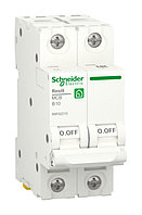 Автоматический выключатель Schneider Electric Resi9 2P 10А (B) 6кА, R9F02210