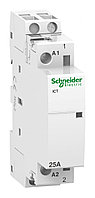 Модульный контактор Schneider Electric iCT 1P 25А 230/220В AC