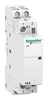 Модульный контактор Schneider Electric iCT 2P 16А 230/220В AC