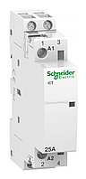 Модульный контактор Schneider Electric iCT 2P 25А 230/220В AC