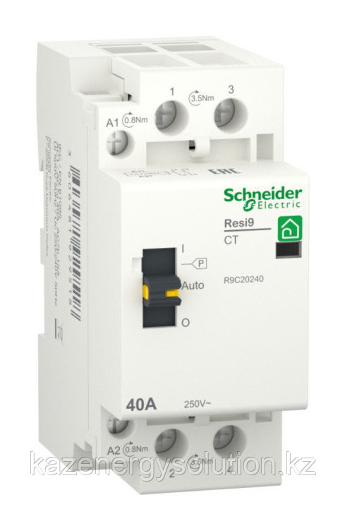 Модульный контактор Schneider Electric Resi9 2P 40А 250//230В AC, R9C20240 - фото 1 - id-p106218521
