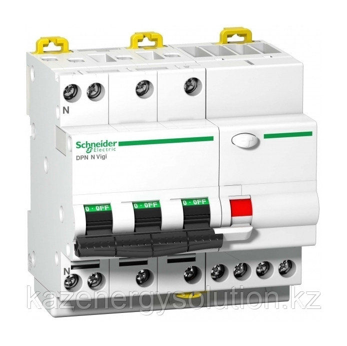 Дифавтомат Schneider Electric Acti9 4P 25А (C) 6кА 30мА (AC) - фото 1 - id-p106223216