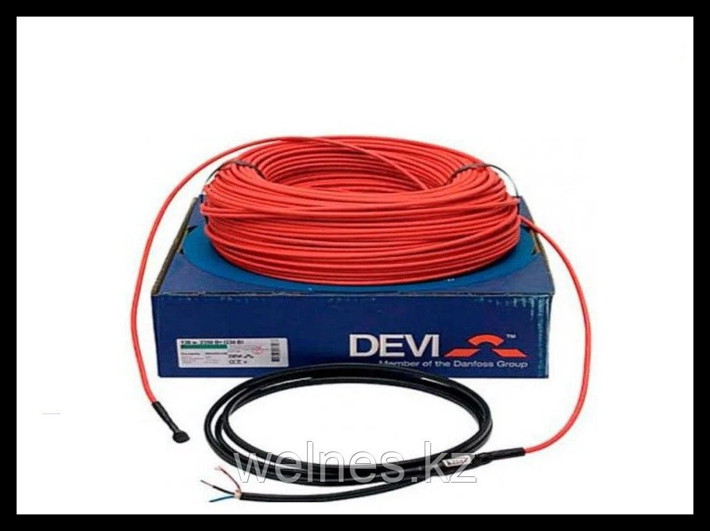 Двухжильный нагревательный кабель DEVIflex 20T - 125 м. (DTIP-20, длина: 125 м., мощность: 2530 Вт), фото 1