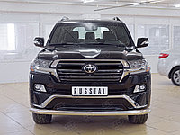 Защита переднего бампера d76 секции Toyota Land Cruiser 200 2016-21 Middle East