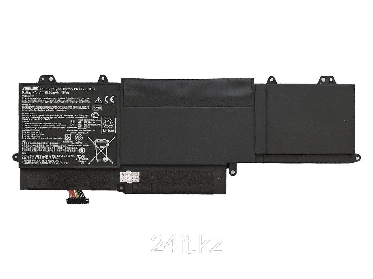 Аккумулятор C23-UX32 для ноутбука Asus 7.4V 48Wh / 6490mAh Оригинал