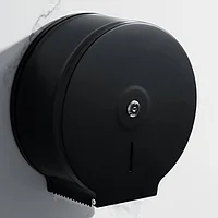 Диспенсер для туалетной бумаги Джамбо металлический Черный. JMB-1