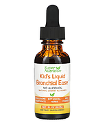 Super Nutrition, Kid's Liquid Bronchial Ease, без спирта, вишня, 30 мл (1 жидк. унция), фото 3