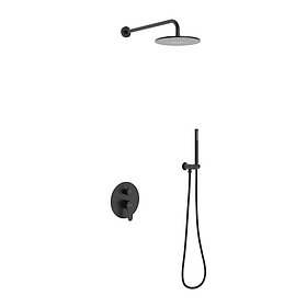 Душевой комплект BERGES NARDIS 2R BLACK, черный матовый