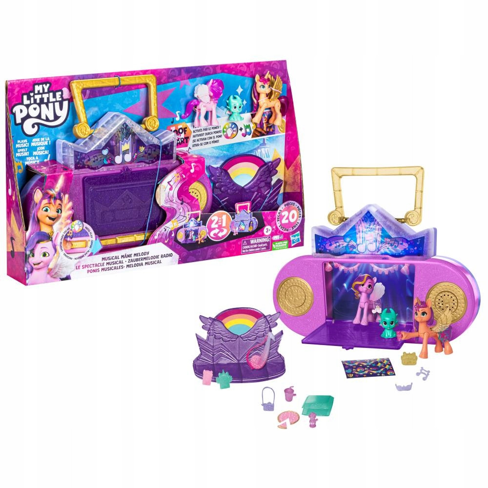 H MLP Игровой Набор 2в1 Караоке сцена и Салон My Little Pony