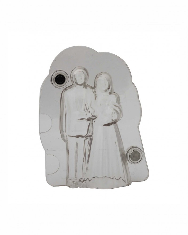 Поликарбонатная 3D форма для шоколада «Жених и Невеста» - фото 1 - id-p49751163