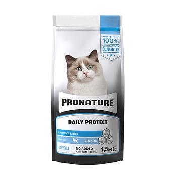Pronature Daily Protect Adult Anchovy для кошек с анчоусами, 1,5кг