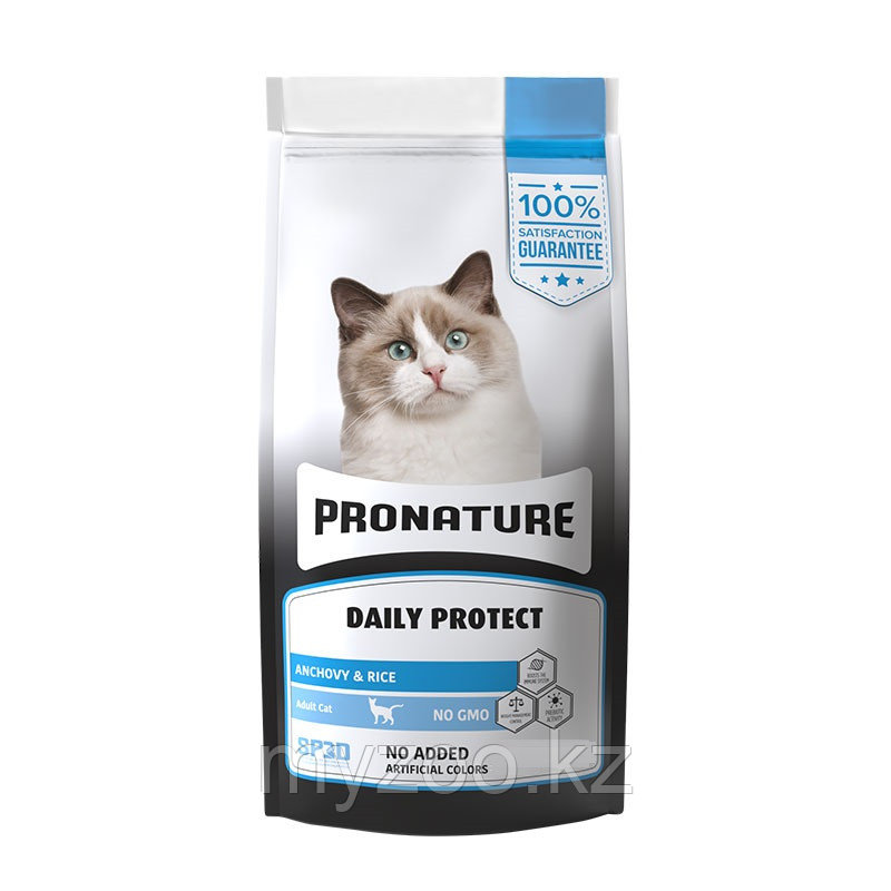 Pronature Daily Protect Adult Anchovy для кошек с анчоусами,10кг - фото 1 - id-p106273885