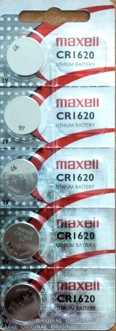 Батарейка таблетка Maxell CR1620.