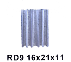 Радиатор RD9 22*15.5*10.5