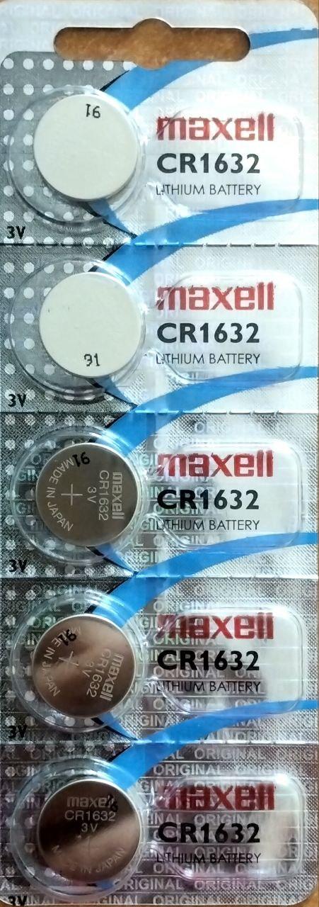 Батарейка таблетка Maxell CR1632 на сигнализацию., фото 1