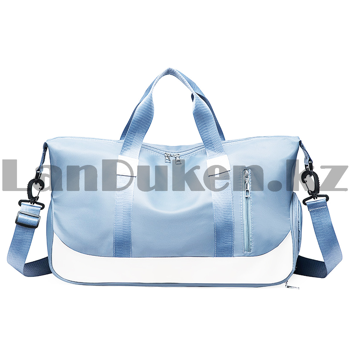 Водоотталкивающая сумка для путешествий с отсеком для обуви Lvque голубая - фото 4 - id-p106274129