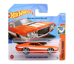 Hot Wheels Модель Ford Gran Torino Sport '72, оранжевый