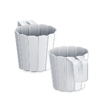 Горшок балконный белый Boardee | Prosperplast