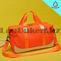 Водоотталкивающая сумка для путешествий с отсеком для обуви Lvque оранжевая