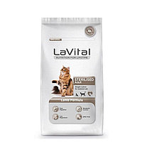 Lavital STERILISED Lamb для стерилизованных кошек с ягненком, 12 кг