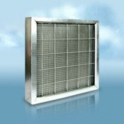 Панельный металлический воздушный фильтр