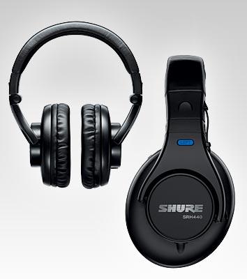 SHURE SRH440 BK-EFS Наушники полноразмерные