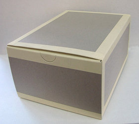 Архивный короб горизонтальный (Арт.1252), 20 шт, переплетный картон, для А4 или А5