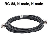 Кабельная сборка RG-58 N-male, N-male 10 метров