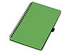 Блокнот А5 Toledo M, зеленый + ручка шариковая Pianta из пшеничной соломы, зеленый, фото 2