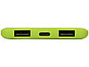 Портативное зарядное устройство Reserve с USB Type-C, 5000 mAh, зеленое яблоко, фото 6