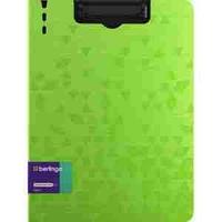 Папка-планшет с зажимом Berlingo "Neon" А4, пластик (полифом), зеленый неон