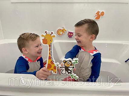 Жуынатын бөлмеде белбеумен шашу