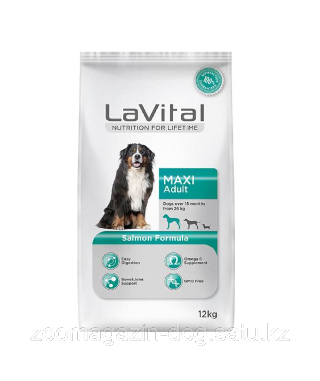 Lavital  MAXI ADULT SALMON для собак крупных пород с лососем ,12кг