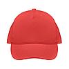 Бейсболка 5-клинка, BICCA CAP Красный, фото 4