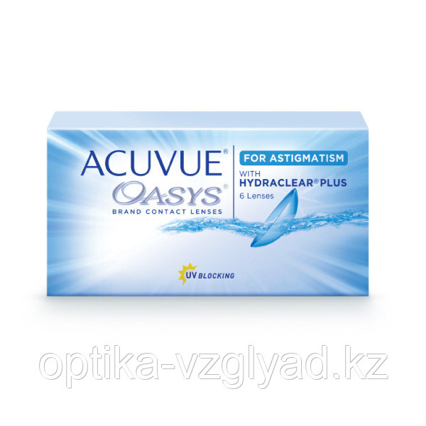 Линзы Auvue Oasys for Astigmatism, 6шт, фото 1