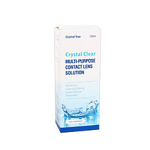 Раствор для линз CRYSTAL CLEAR, 130 ml
