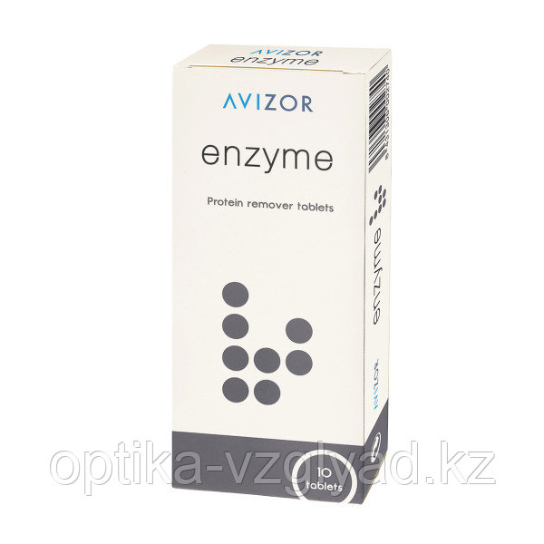 Қаптамадағы Avizor Enzyme ферментті таблеткалары (10 дана ).Құны 1 дана үшін көрсетілген