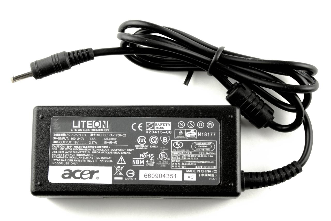 Блок питания для ноутбука Acer 5.5x1.7, 19V, 2.37A, 45W