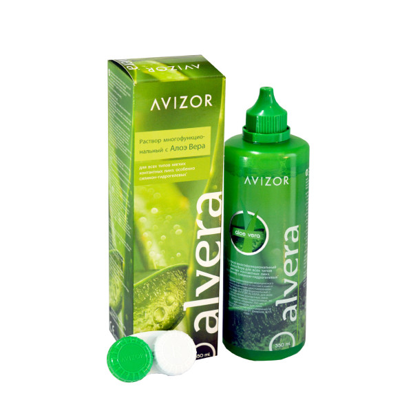 Раствор для линз Avizor Alvera, 350 ml
