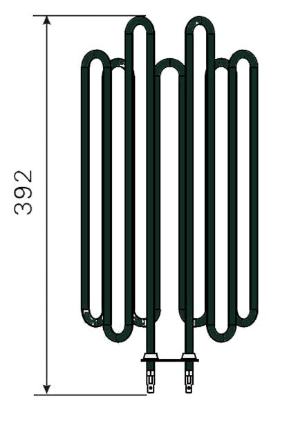 Нагревательный электрический ТЭН ZVO-200 (3500 W, 230 V) для печей / электрокаменок Harvia - фото 8 - id-p106290590
