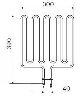 Нагревательный электрический ТЭН ZSL-316 (2670 W, 230 V) для печей / электрокаменок Harvia - фото 6 - id-p106290599