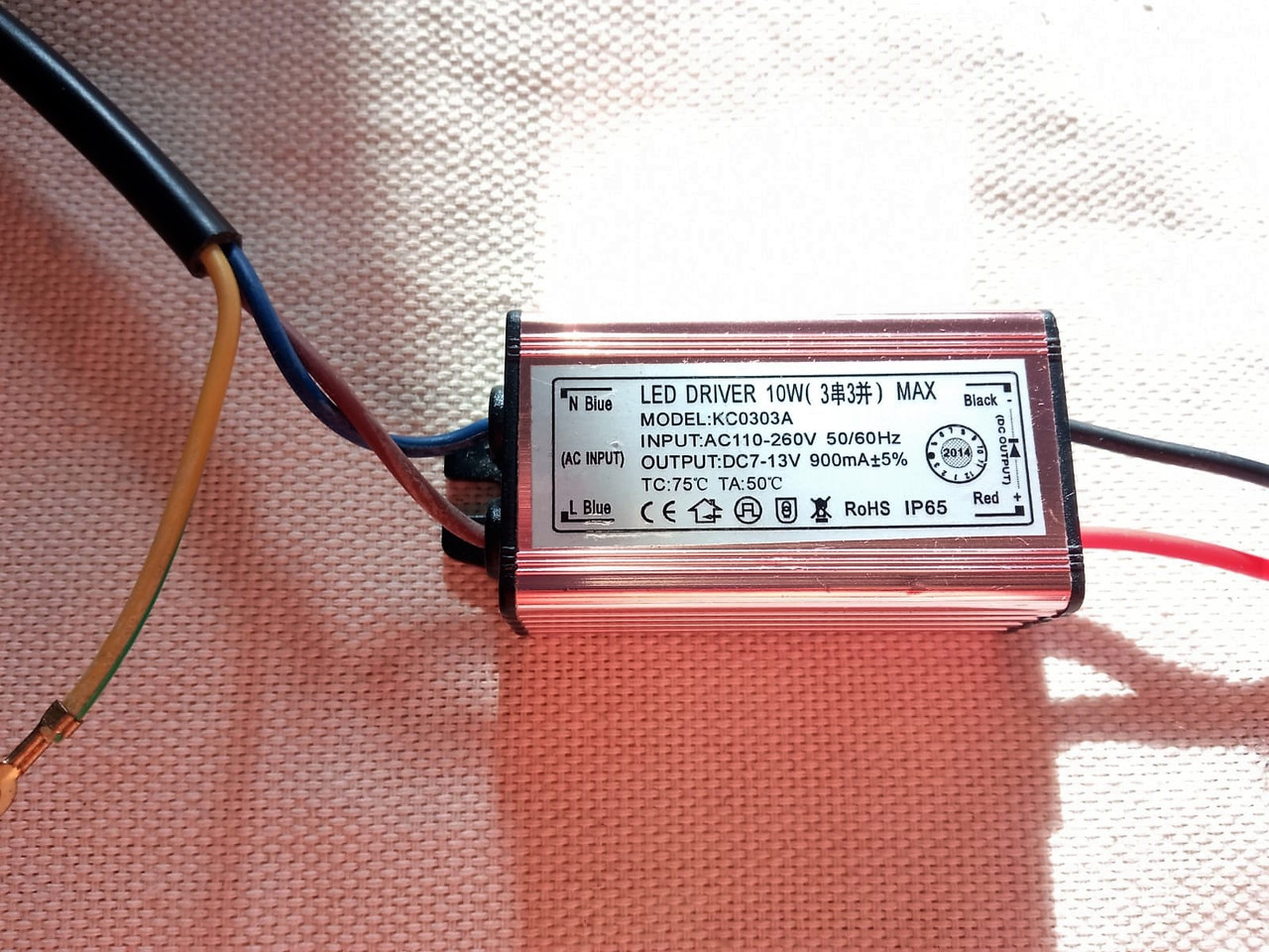 Светодиодный LED драйвер 6 - 11 W 900 мА DC7 - 13 V IP65 - фото 1 - id-p106290985