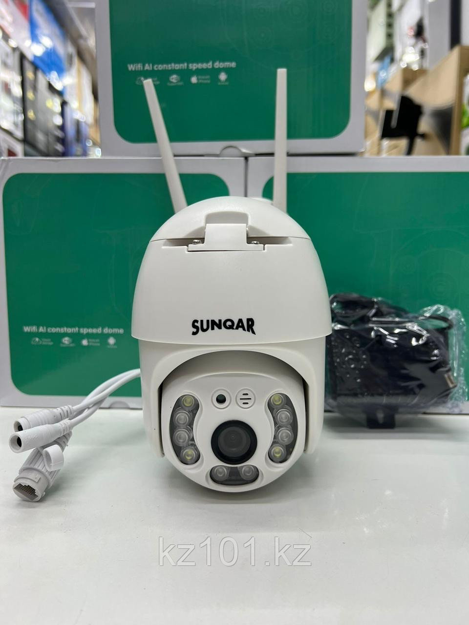 Беспроводная наружная поворотная камера 3MP PTZ Wifi IP SUNQAR G-200 - фото 2 - id-p106293775