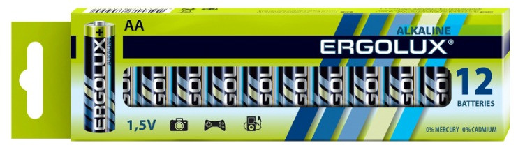 Батарейка Ergolux LR6 BP-12, фото 1